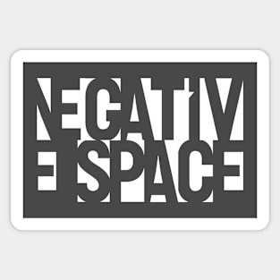 Negative Space Sticker